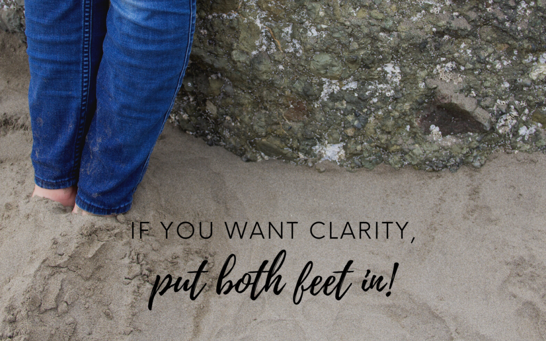 DO YOU HAVE ONE FOOT IN AND ONE FOOT OUT IN YOUR RELATIONSHIP?